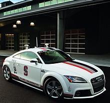 Autonom fahrender Audi TTS: Im Herbst planen das VW Electronics Research Lab und die Stanford University diesen selbstfahrenden Audi TTS für Hochgeschwindigkeitsprüfungen am Pikes Peak in Colorado fahren zu lassen.